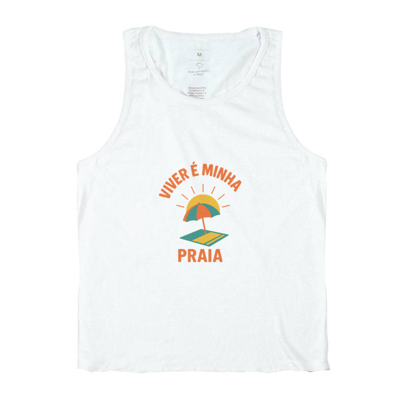 Viver Minha Praia Regata