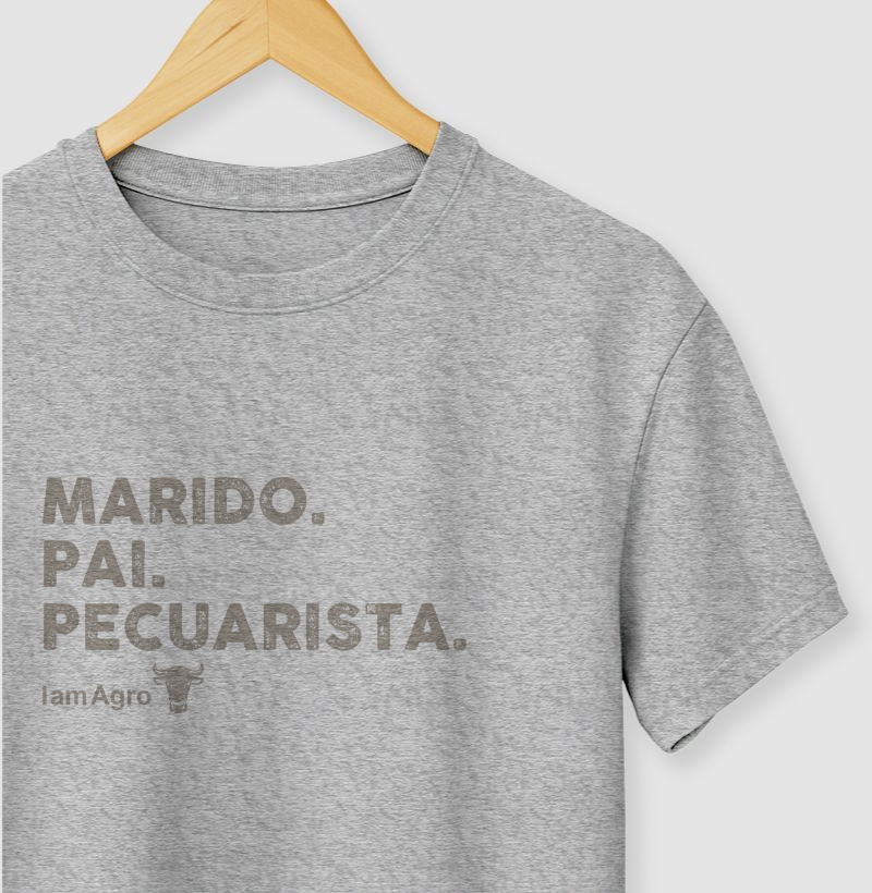 Camiseta Marido. Pai. Pecuarista. 