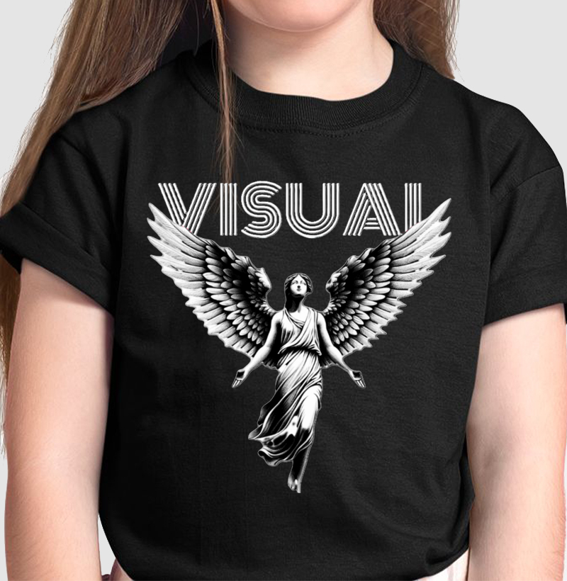 Camiseta Infantil Visual AG - Black