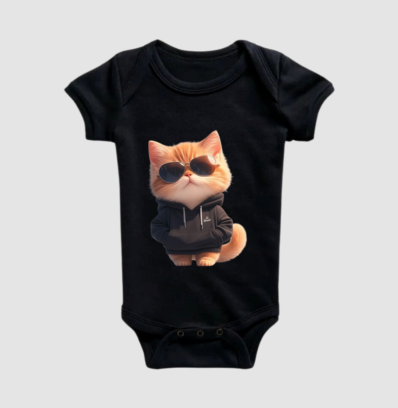 Body Infantil Gatinho