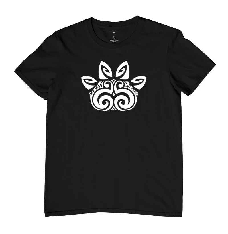 Camiseta Masculina Camaleão Pata Maori