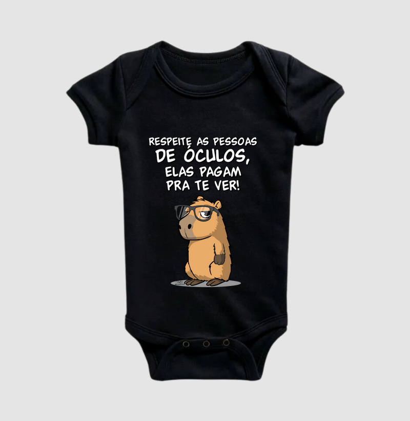Camiseta Capivara Óculos
