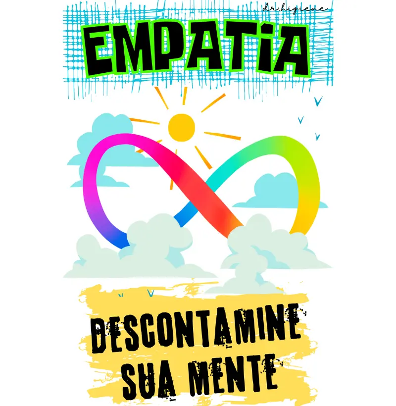 Camisetas EMPATIA. DESCONTAMINE SEUS RELACIONAMENTOS. AUTISMO. Conscientização com Mensagem Construtiva.