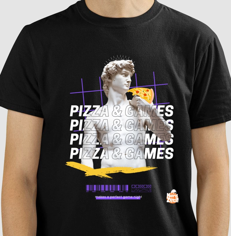 Pizza & Games (Michelangelo)