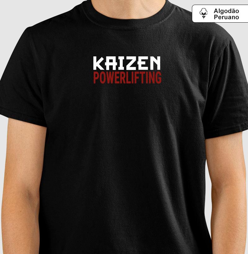 T-shirt Kaizen Básica Algodão Peruano