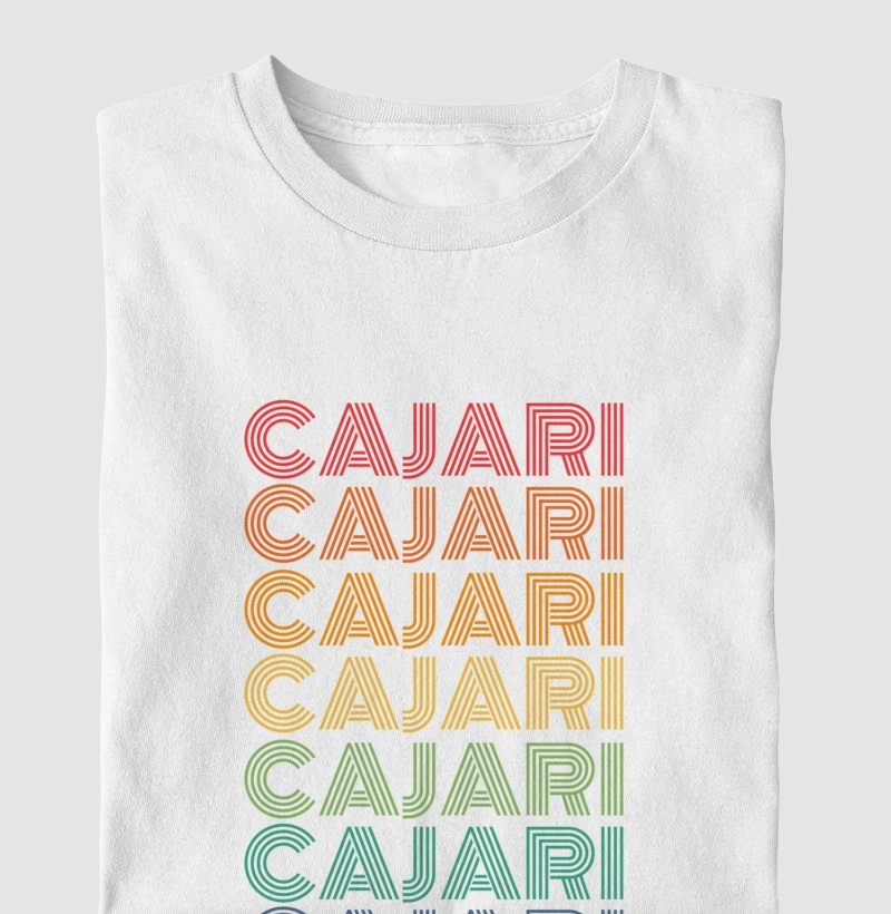 Cajari Letreiro Retrô