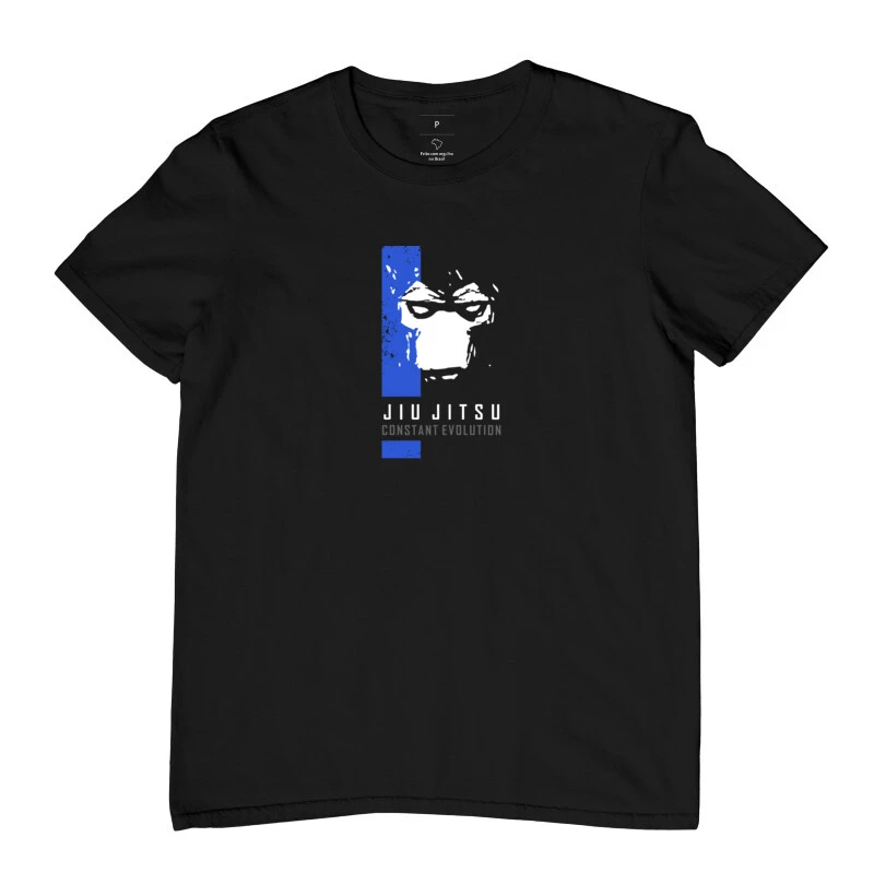 Camiseta MonkeyHead Jiu-Jitsu Faixa Azul