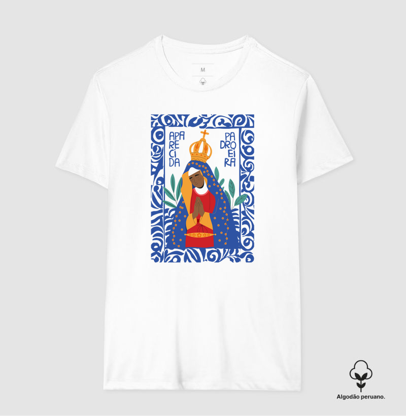 Camiseta Algodão Peruano Padroeira