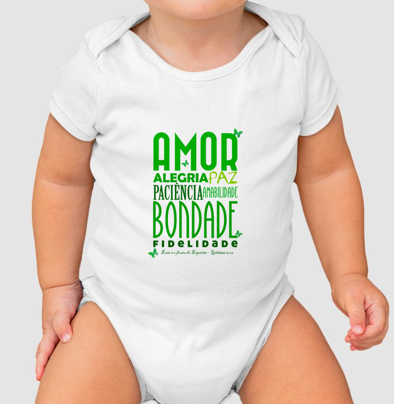 Fruto do Espírito (body bebê)