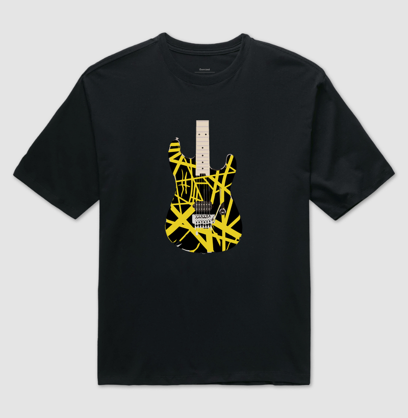 Frankenstrat Guitar: Black 'n' Yellow Edition
