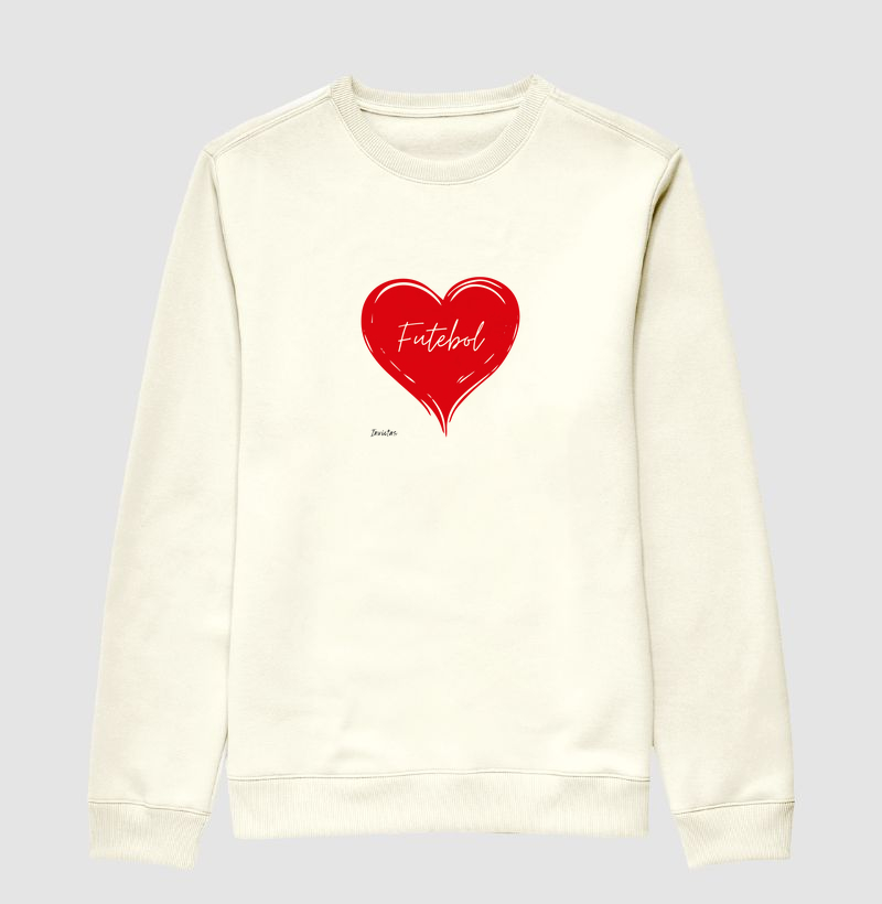 Suéter Moletom - Futebol no Coração