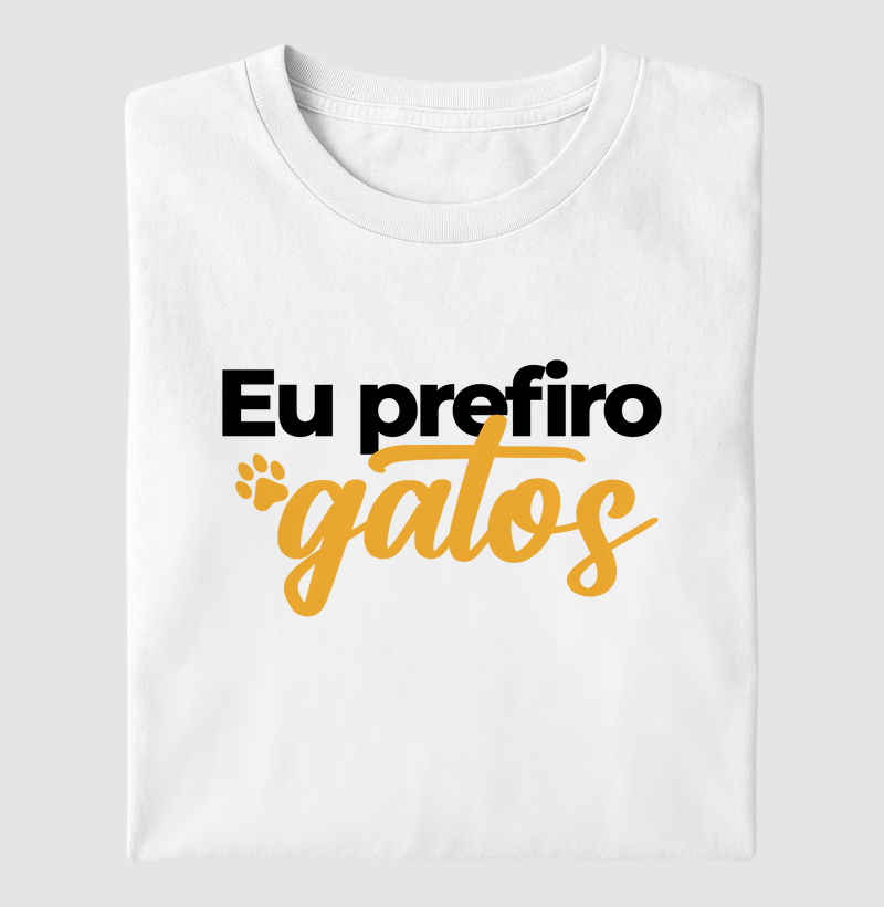 Eu prefiro gatos