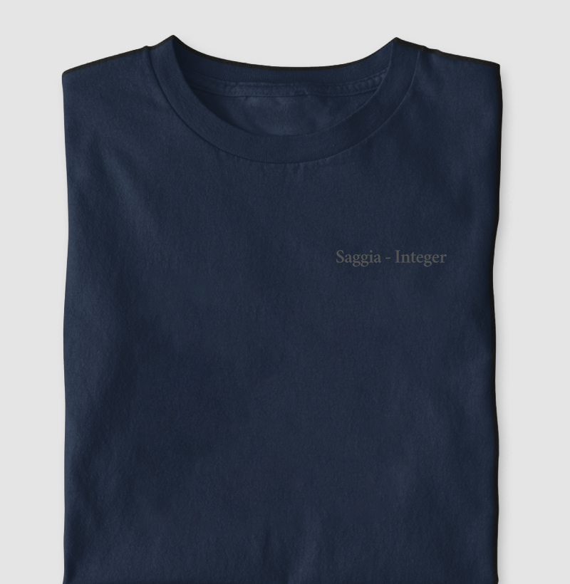 Camiseta Essenziali Logo Cinza + Escuro  0306 - Mann