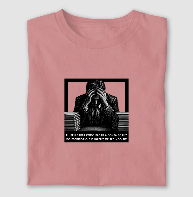 ...e o infeliz pedindo pix