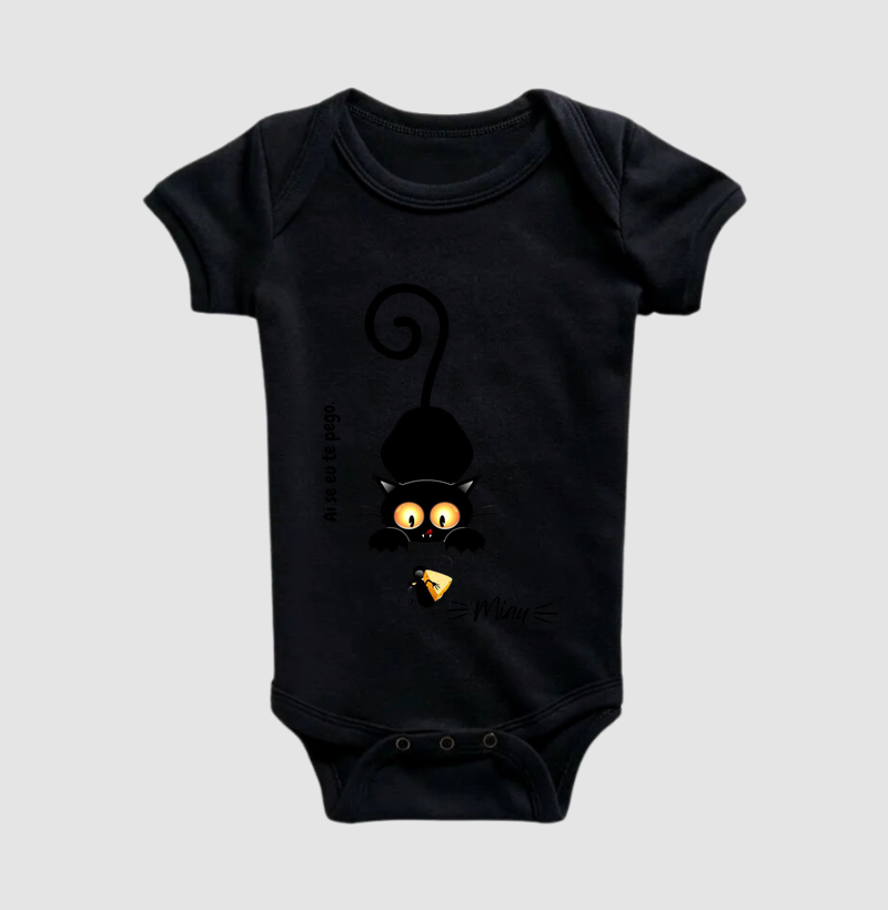 Camiseta Miau Aí se eu te pego.