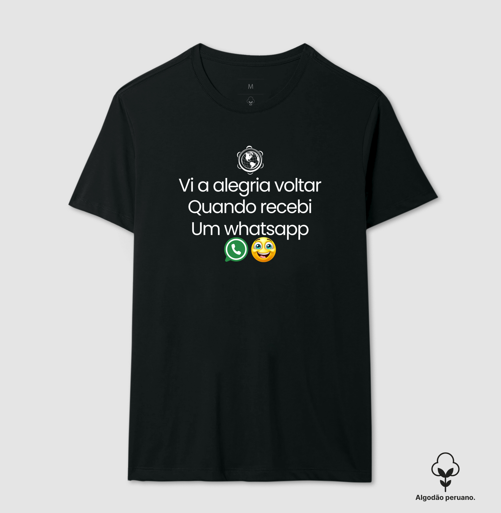 vi a alegria voltar