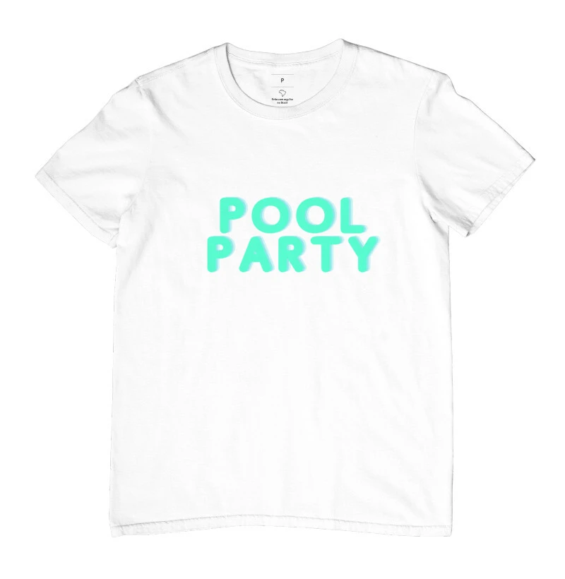 camiseta festa na piscina
