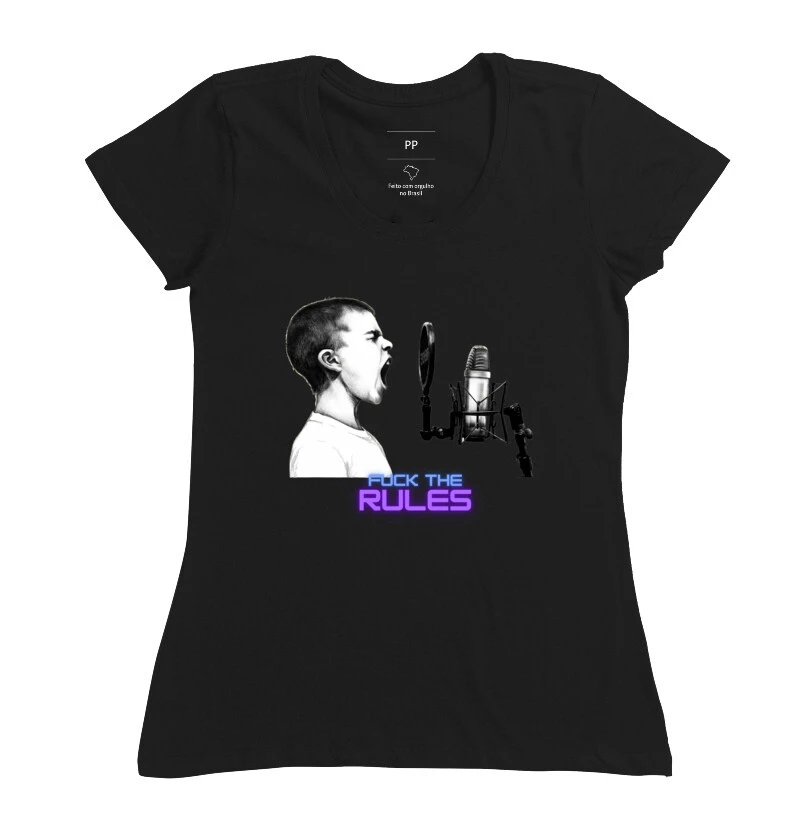 camiseta fuck the rules