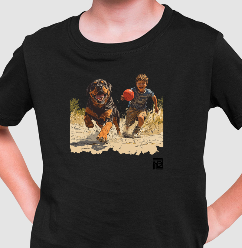 Rottweiler e criança