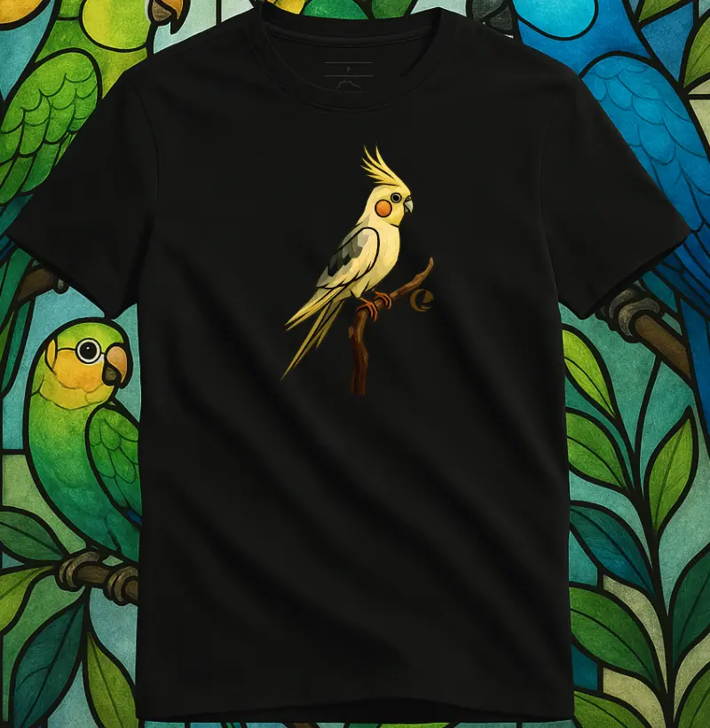 Camiseta Calopsita Vitral
