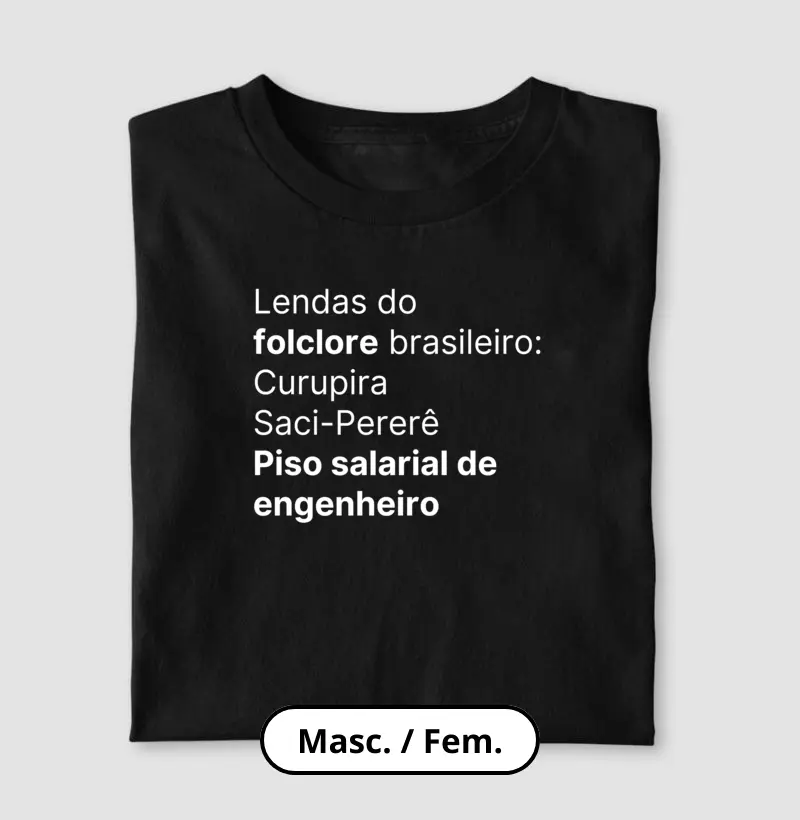 Lendas do folclore e piso de engenheiro