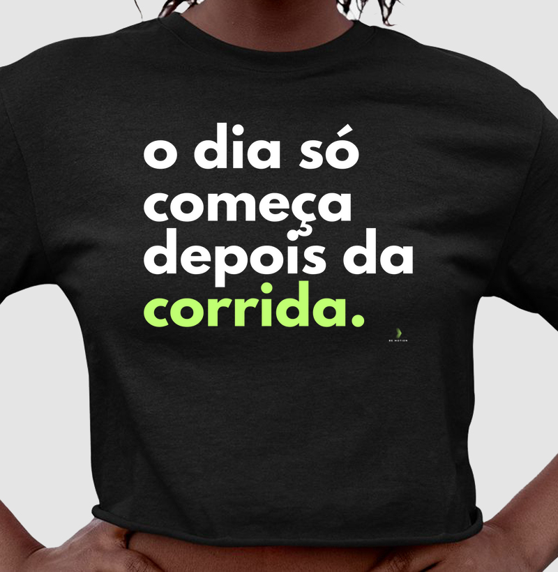 O dia só começa depois da corrida
