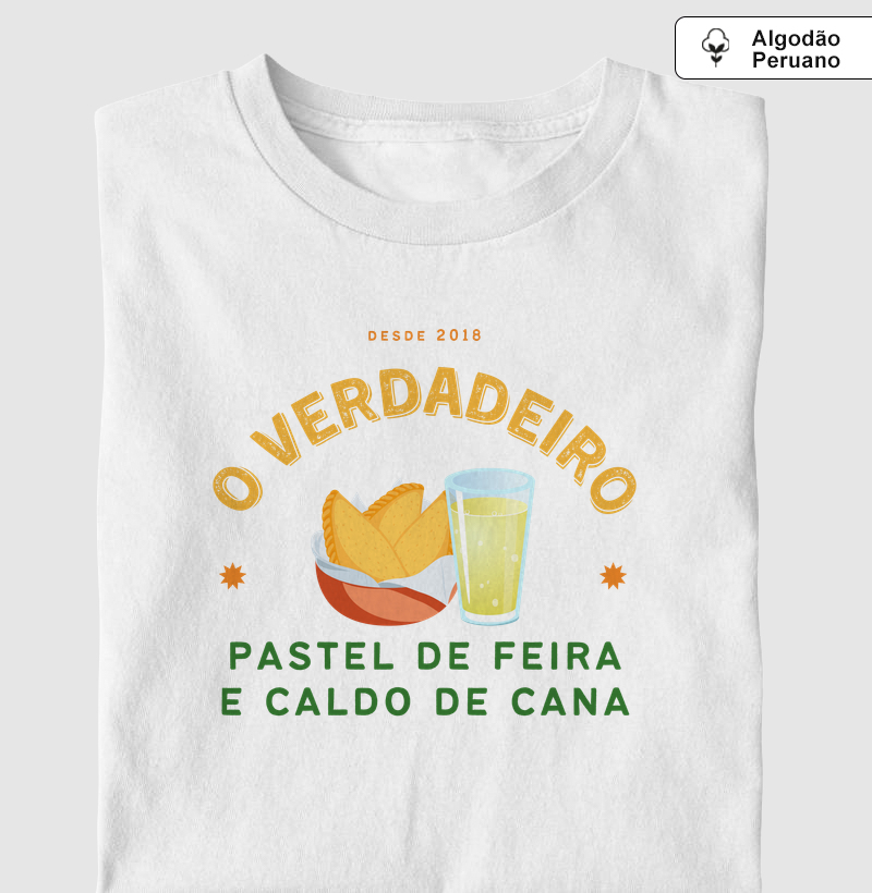 Camiseta Algodão Peruano Caldo de Cana