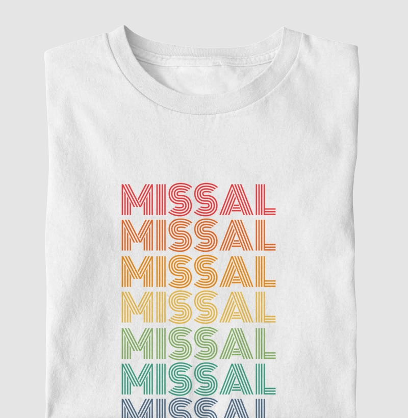 Missal Letreiro Retrô