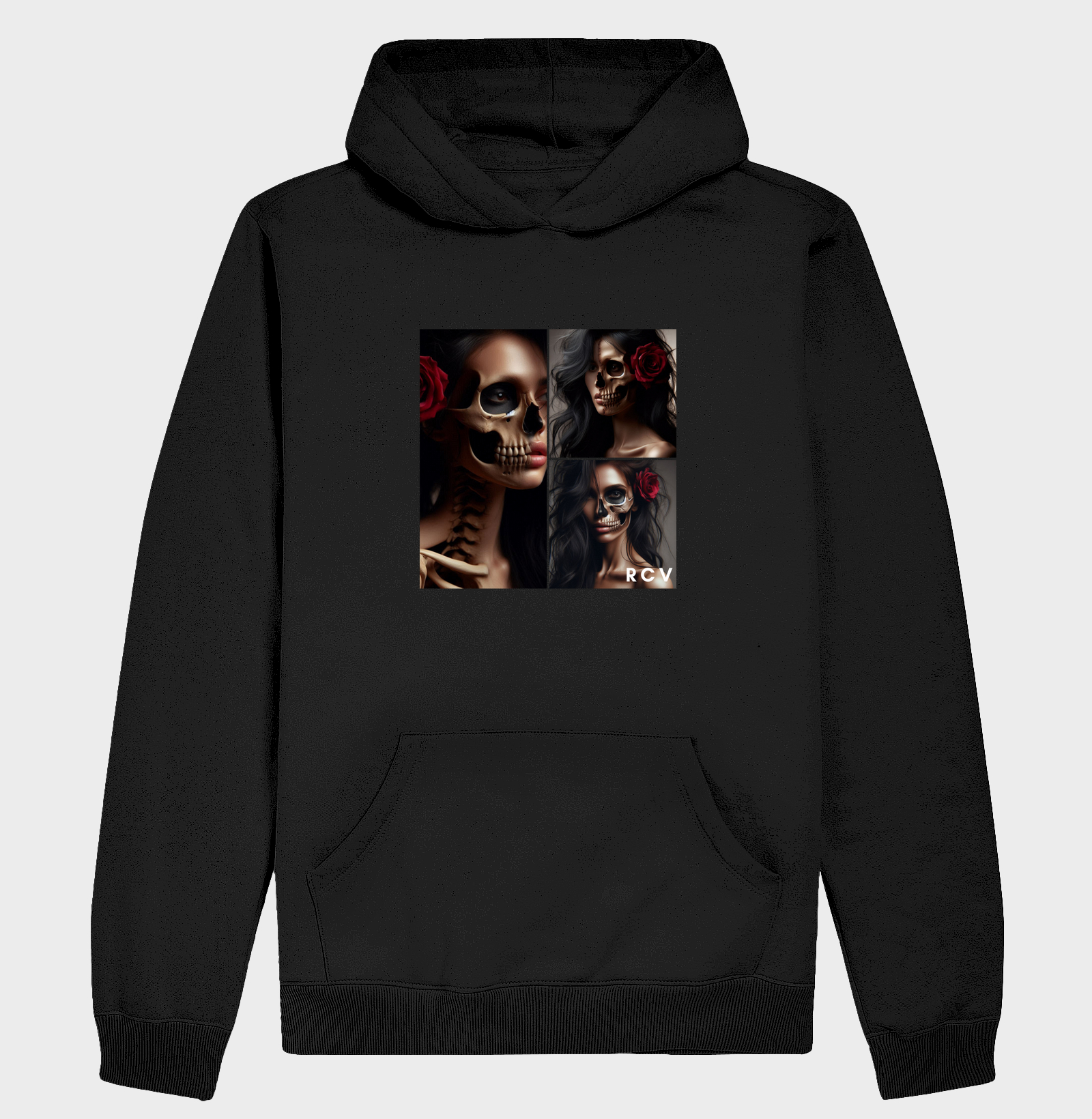 Camiseta RCV Rosa Caveira trio