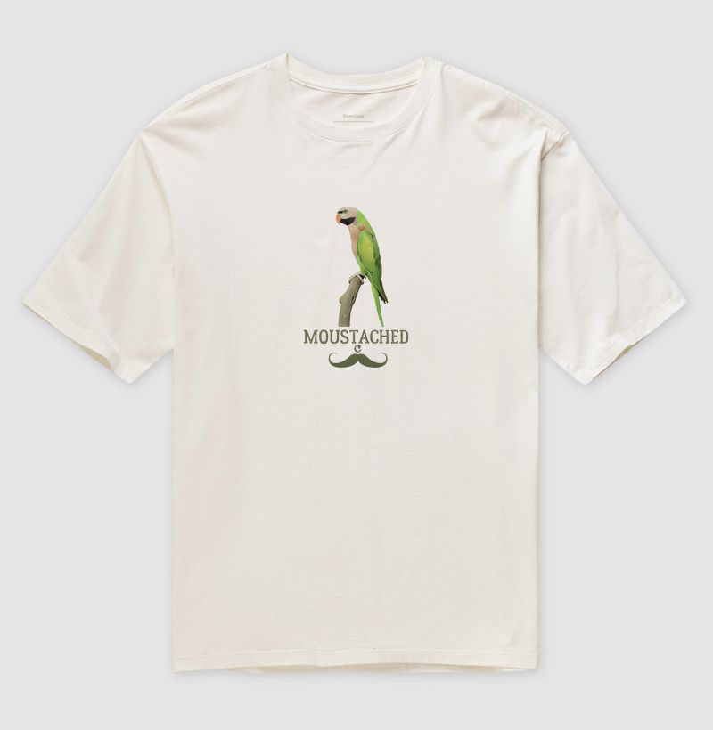 Camiseta Oversized - Moustached