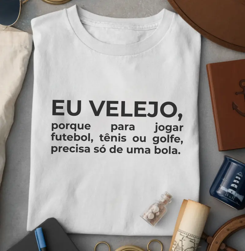 Eu velejo - Algodão 30.1