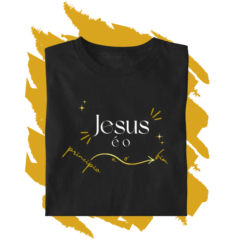 Camiseta Cristã - Principio e Fim FEM