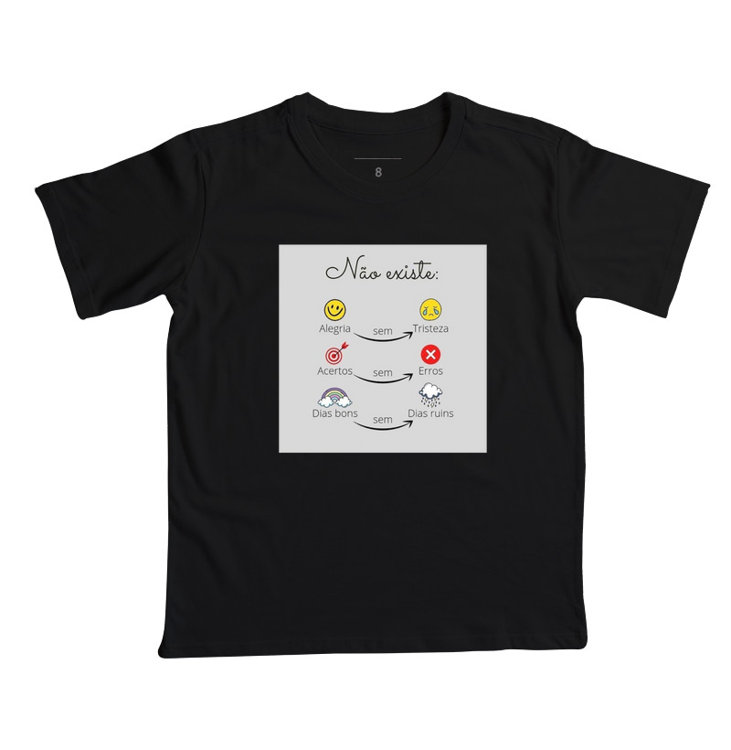Camisa Infantil A vida é Equilíbrio!