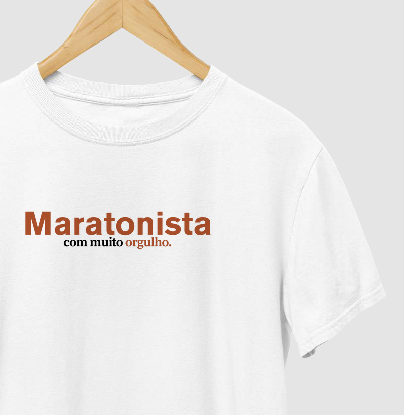 Maratonista Com Muito Orgulho