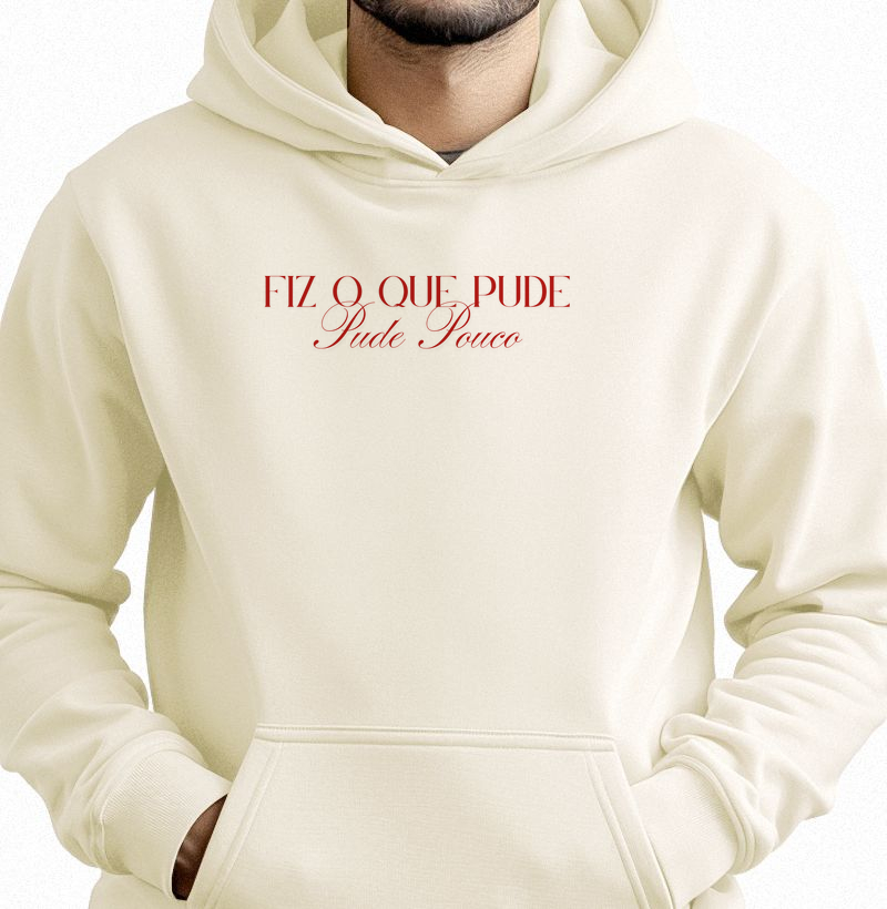 fiz o que pude, pude pouco