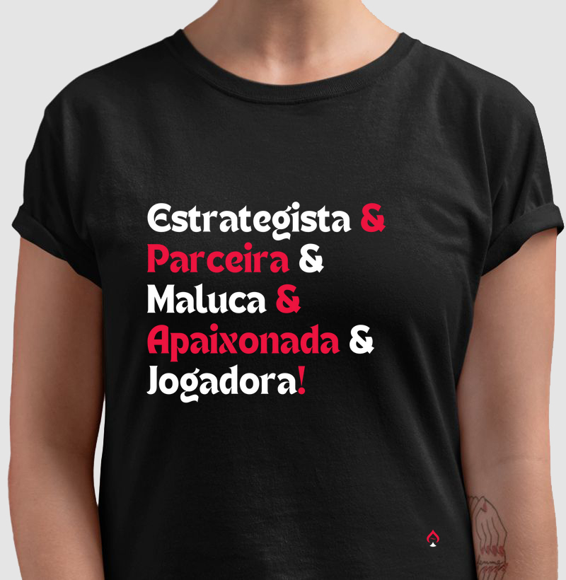 Camiseta "Essência da Jogadora"