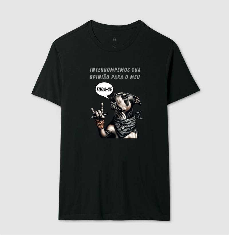 Interrompemos a sua opiniao