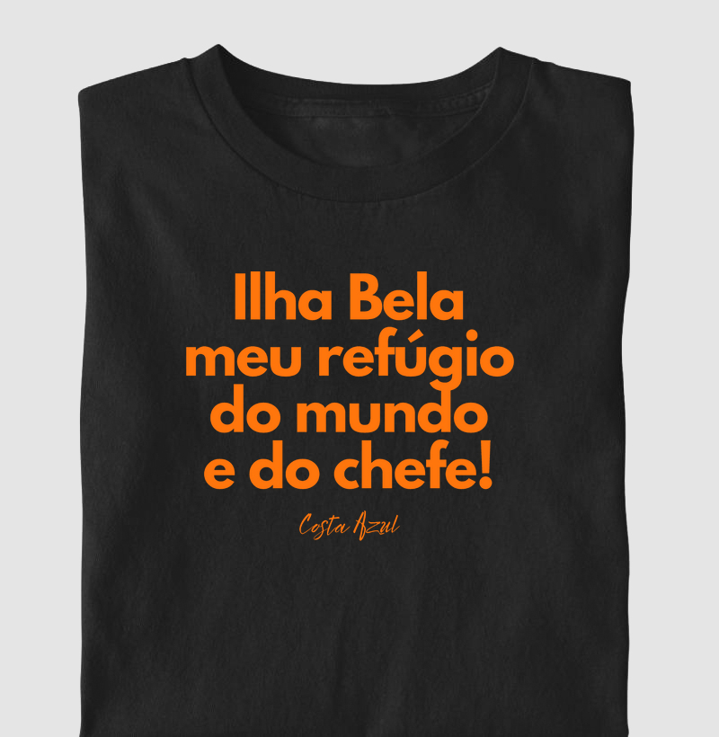 Camiseta Ilha Bela meu refúgio