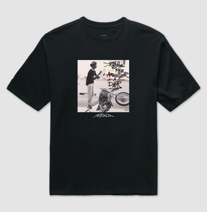 CAMISETA OVER - RISQUEI PRA AMENIZAR A DOR