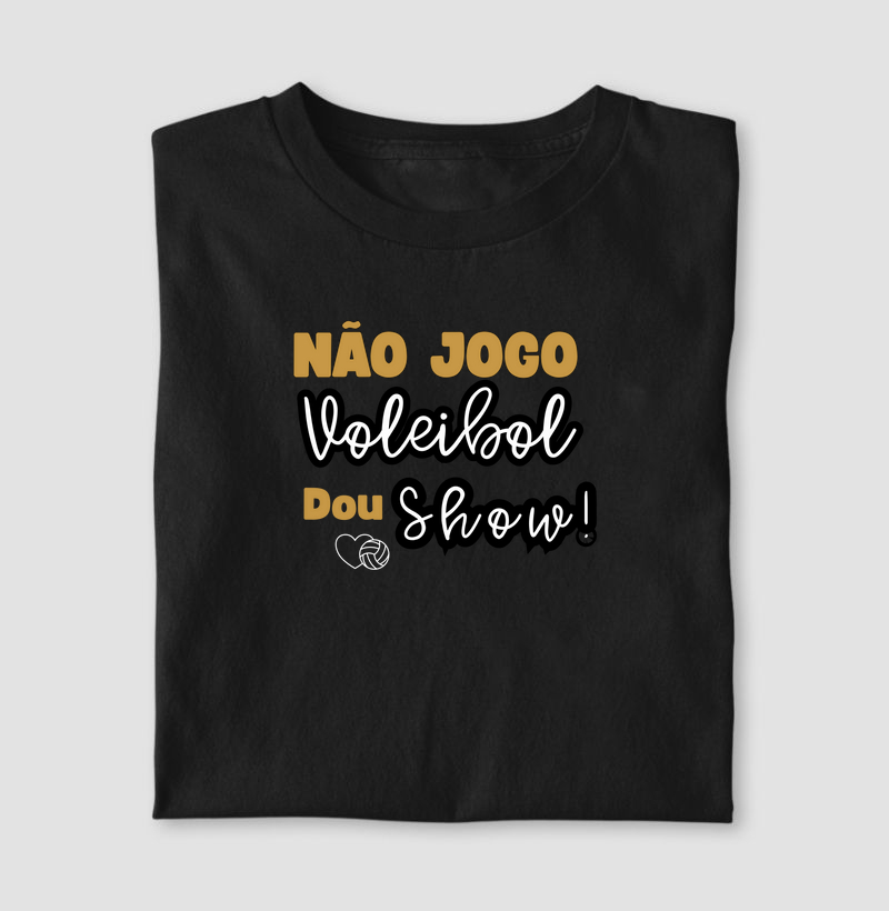 Não jogo vôlei