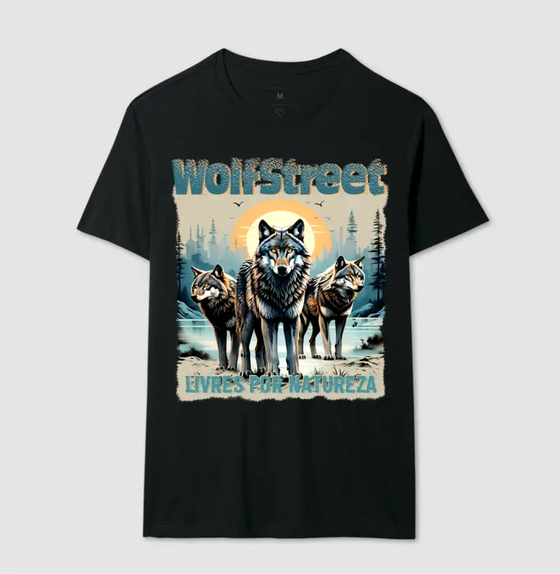 Camiseta Wolf Bootleg 100%Algodão 08