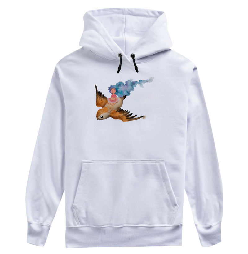 Moletom Voo com Pássaro 