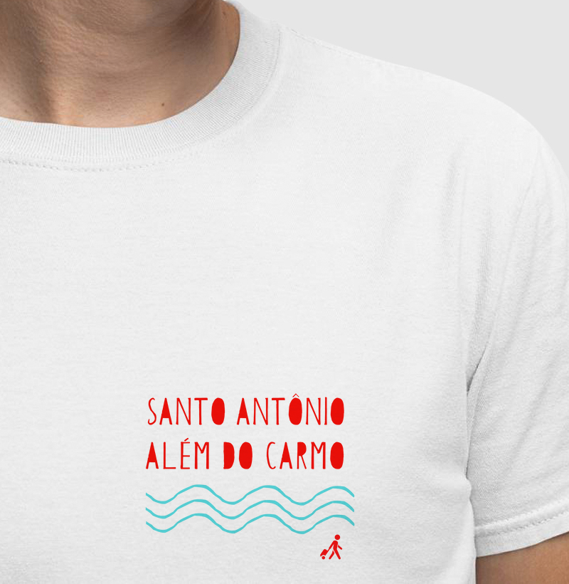 Camiseta minimalista Santo Antônio Além do Carmo