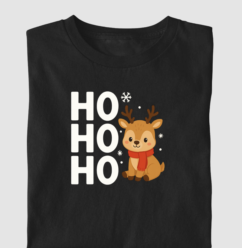 Camiseta Kids - HO HO HO