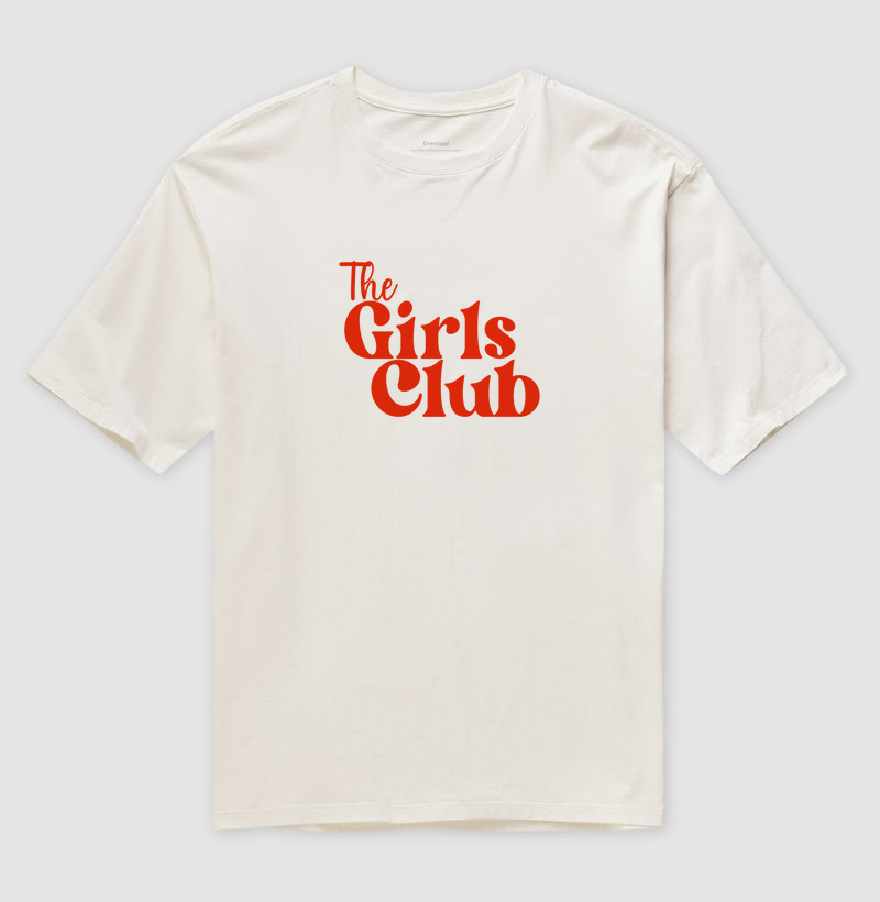 Camiseta Estampada The girls club