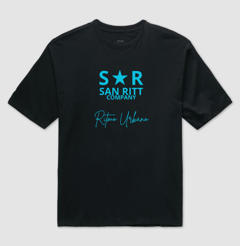 Camiseta Oversized S★R RITMO URBANO