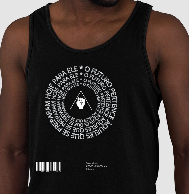 Regata Blackss - Pensadores Malcolm X