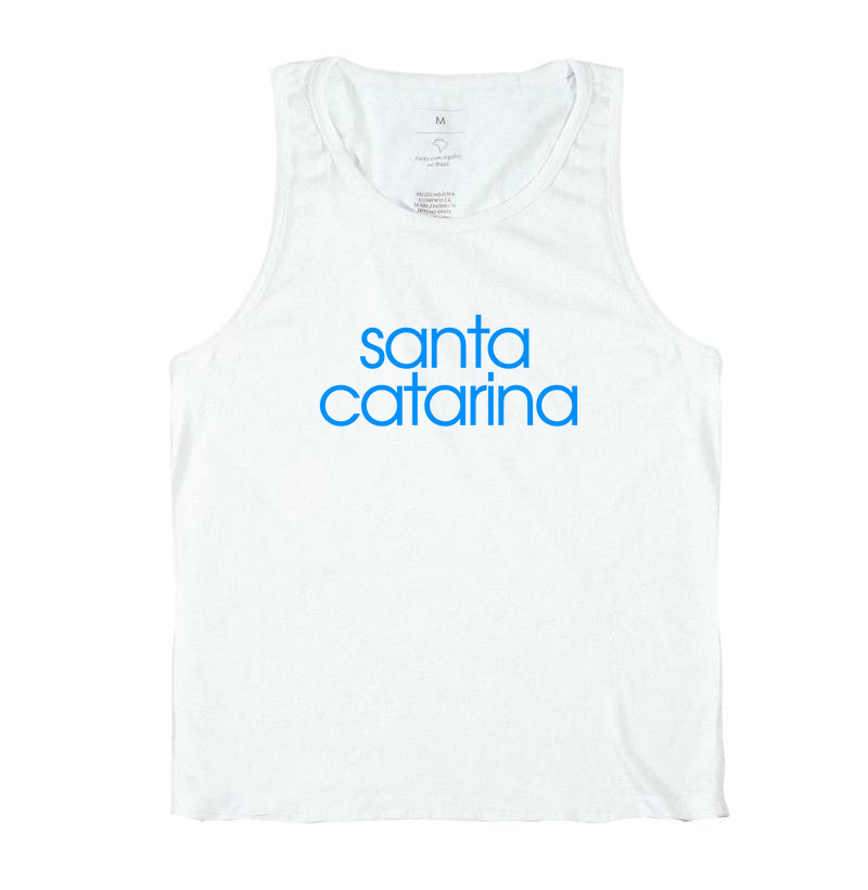 Santa Catarina Estampa Azul