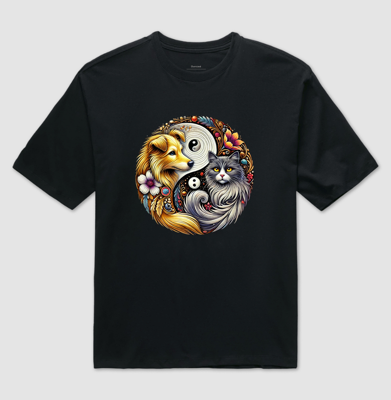 Yin Yang Cão e Gato