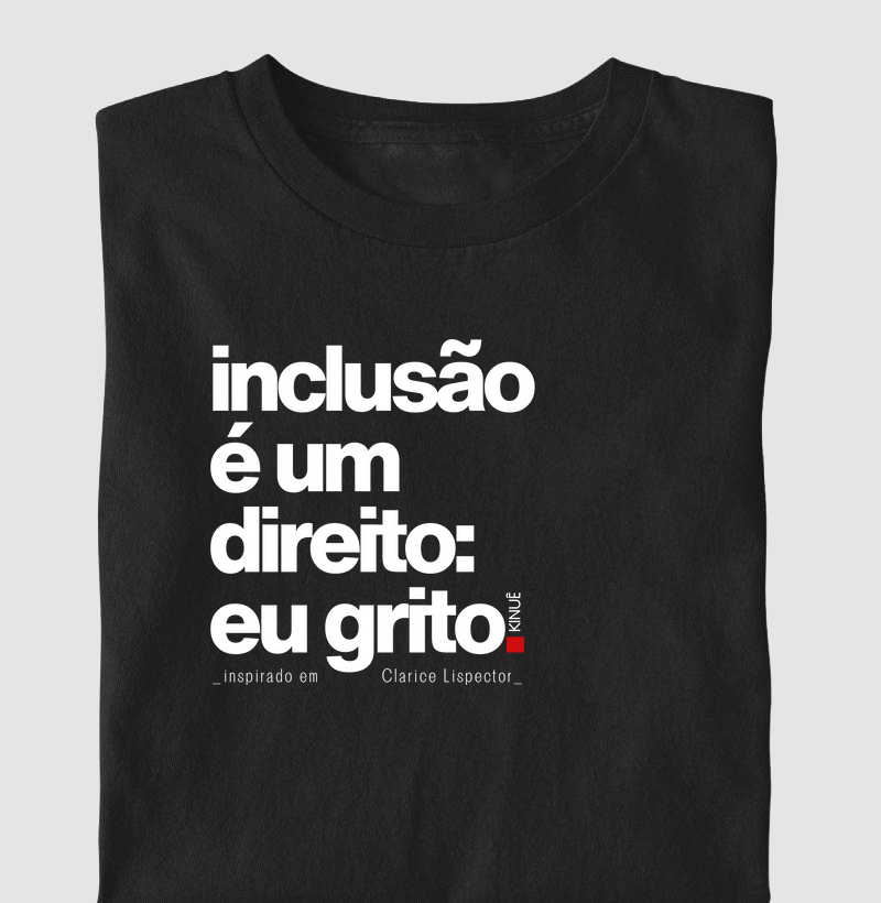 Inclusão é um direito, eu grito